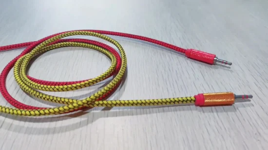 Großhandel 1 Meter 3,5 mm Auto-Aux-Audio-USB-Kabel