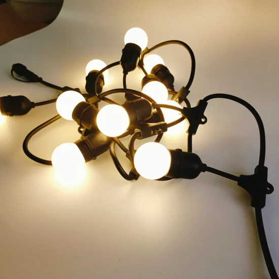 G45-Glühbirnen-Lichterkette, LED-Soffittenlicht für Veranstaltungen, kommerzielle Partys, Häuser, Feiertage, Weihnachtsdekoration